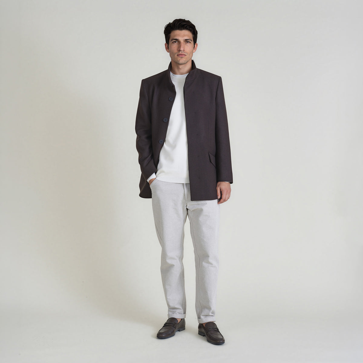 LANA-Jacket_man_dark-brown_front-full #color_dark brown