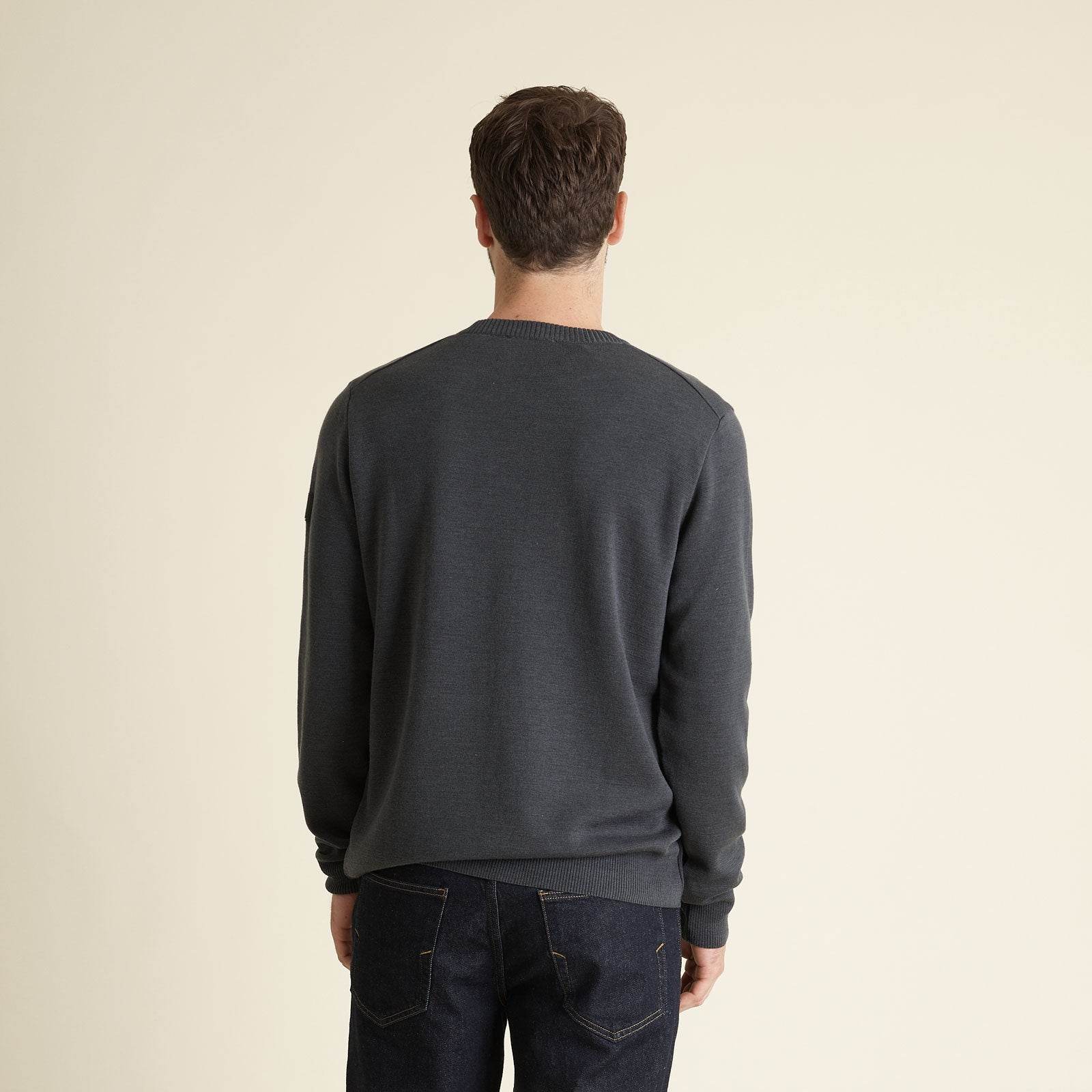 Milano-Knit-Strickpullover-LEGNA-MERINO_anthracite_men_back #color_anthracite #color_anthracite