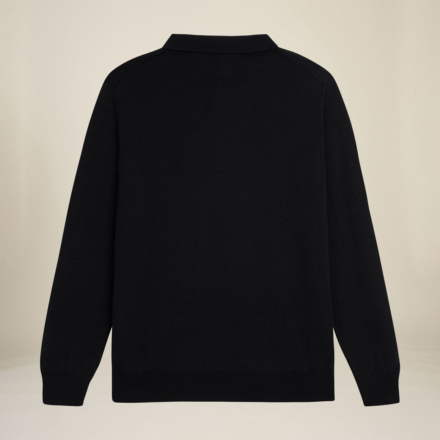 Strickpullover LEGNA-MERINO Polo Pullover Muntagnard #color_black