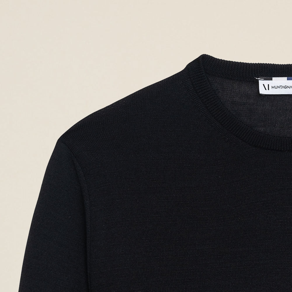 Leichter Strickpullover LEGNA-MERINO Muntagnard #color_black