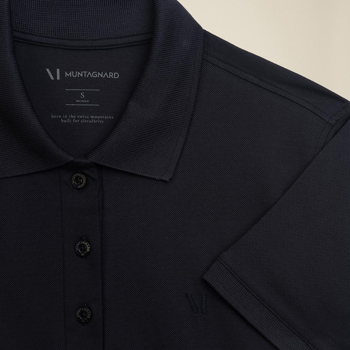 Poloshirt_premium cotton_women #color_dark blue