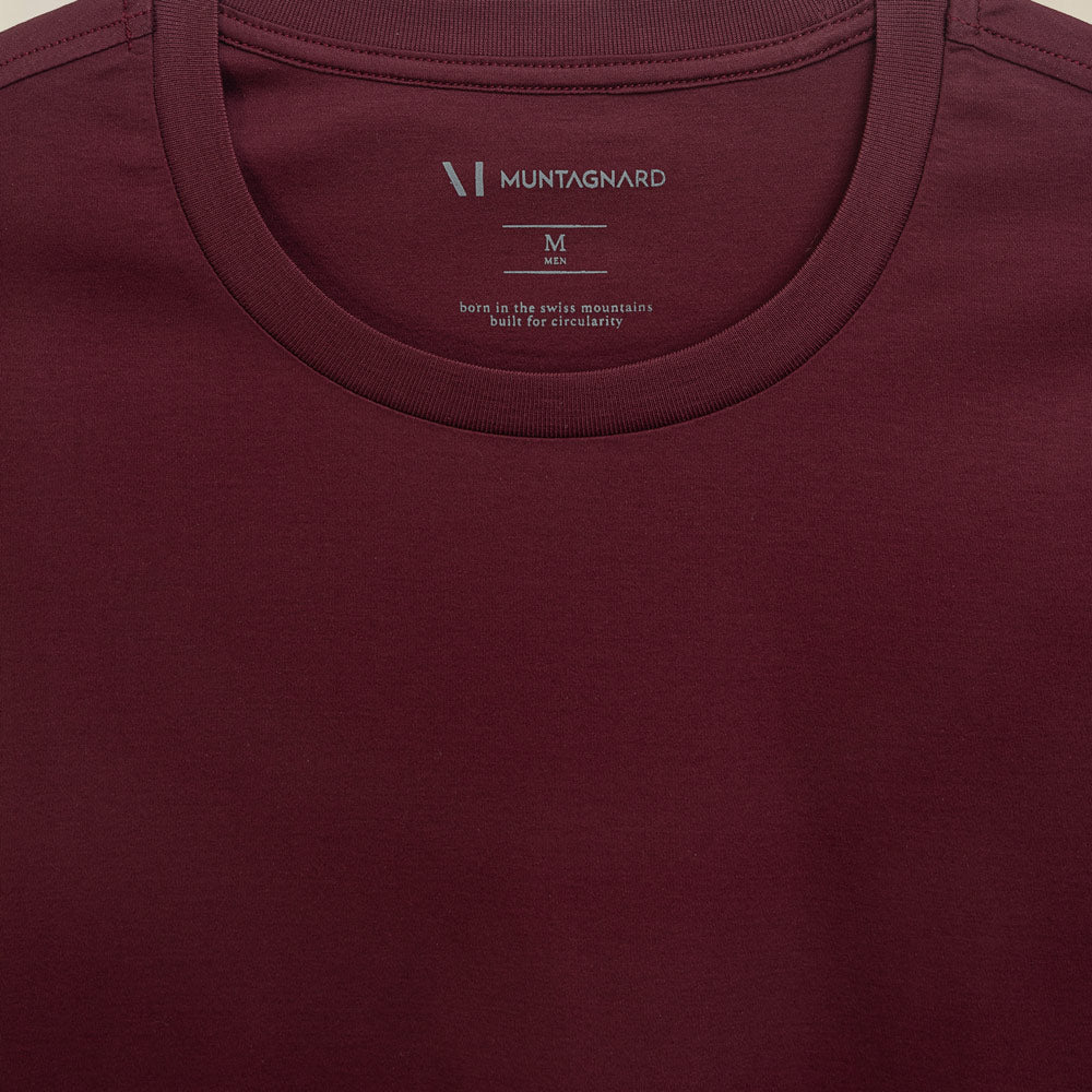 Supreme_T-Shirt_dark-red_detail #color_bordeaux