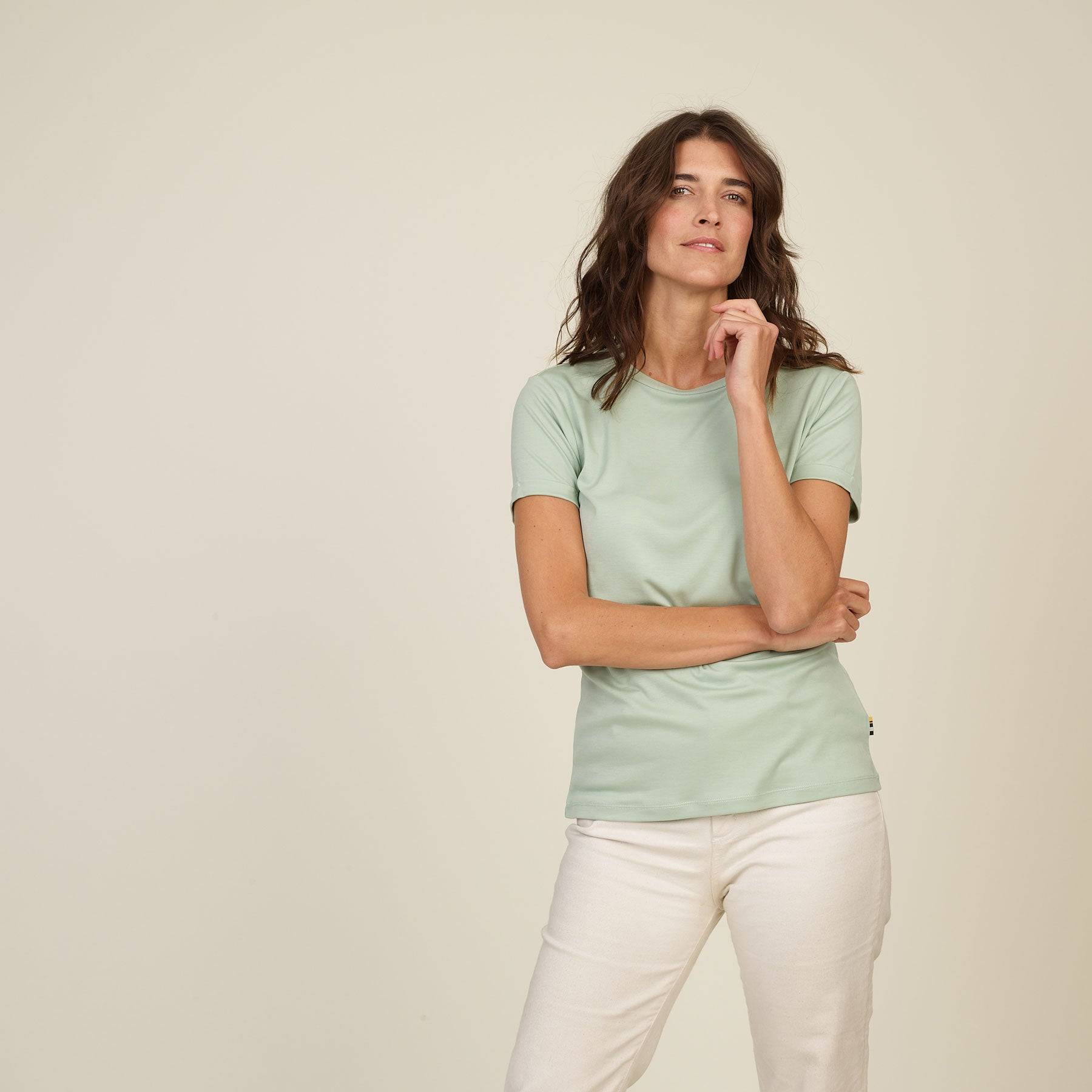 LEGNA T-Shirt Frauen Muntagnard #color_frosty green