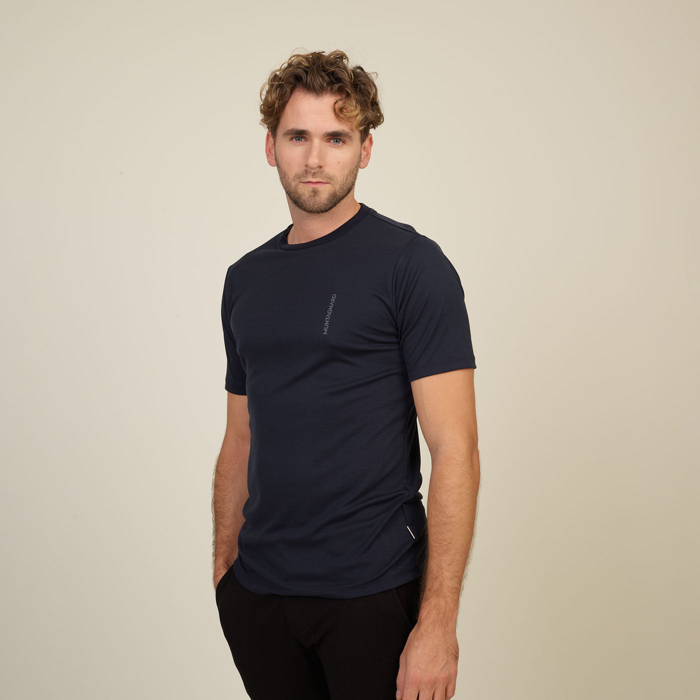 LEGNA T-Shirt Männer Muntagnard #farbe_dunkelblau (logo)