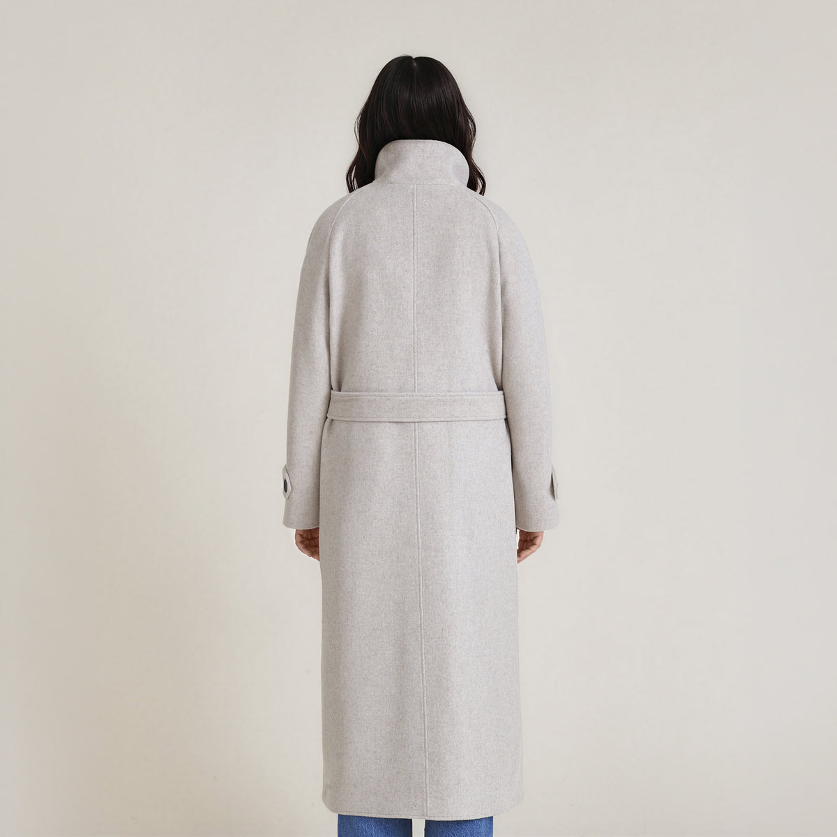LANA-Raglan-Coat_woman_light-grey_back #color_light grey