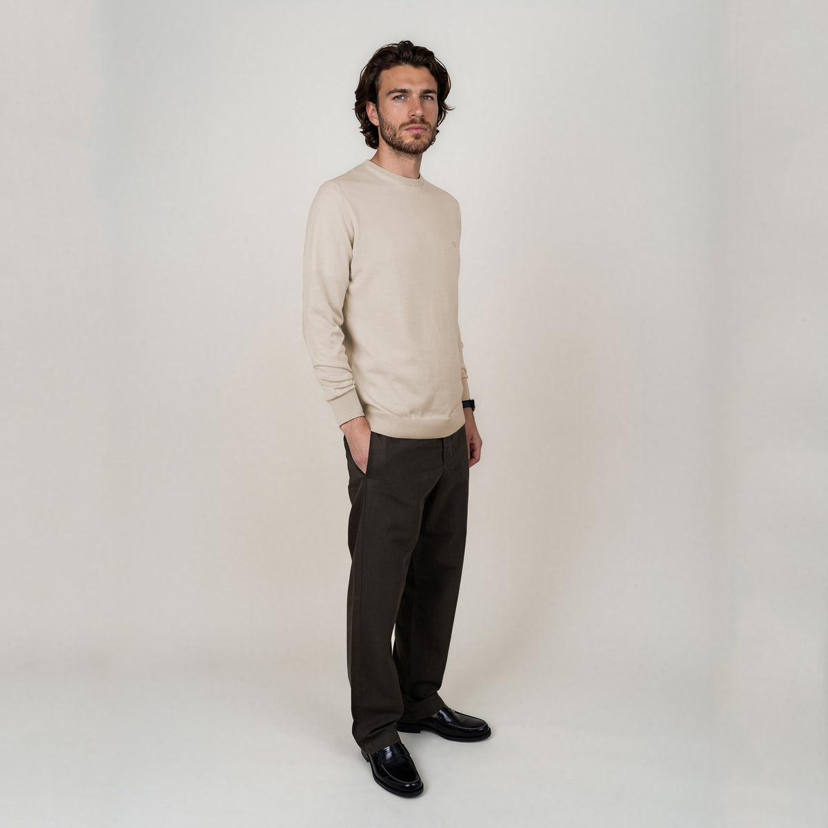 LEGNA-Sweater-Lightweight_man_beige_front-full #color_beige