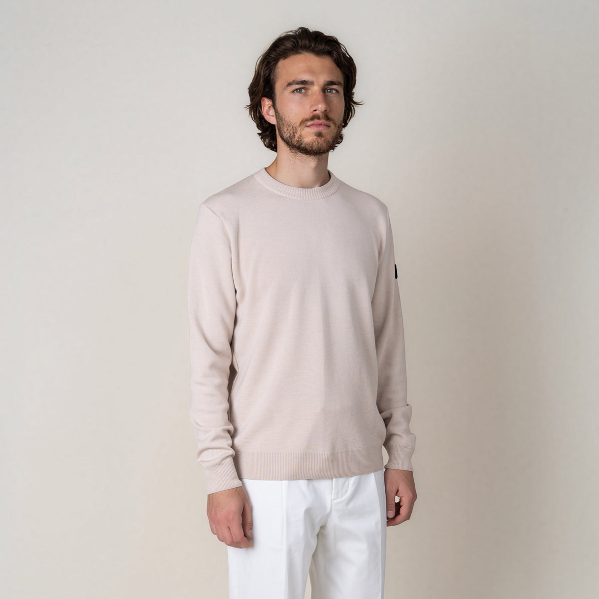 LEGNA-Sweater-Midweight_man_beige_front2 #color_beige