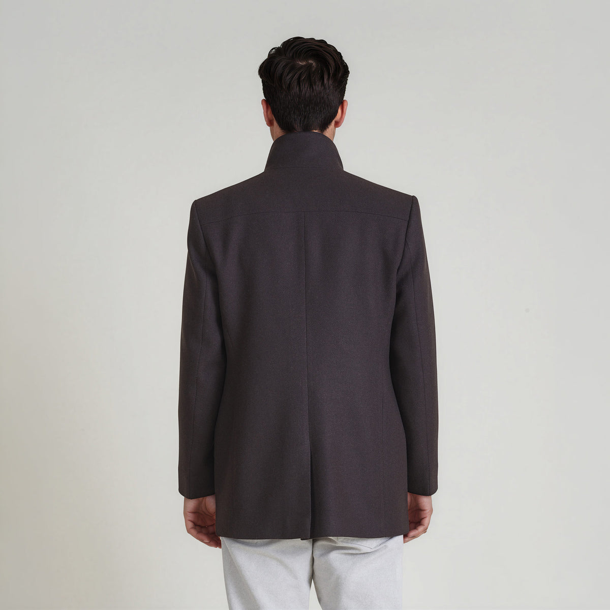 LANA-Jacket_man_dark-brown_back #color_dark brown
