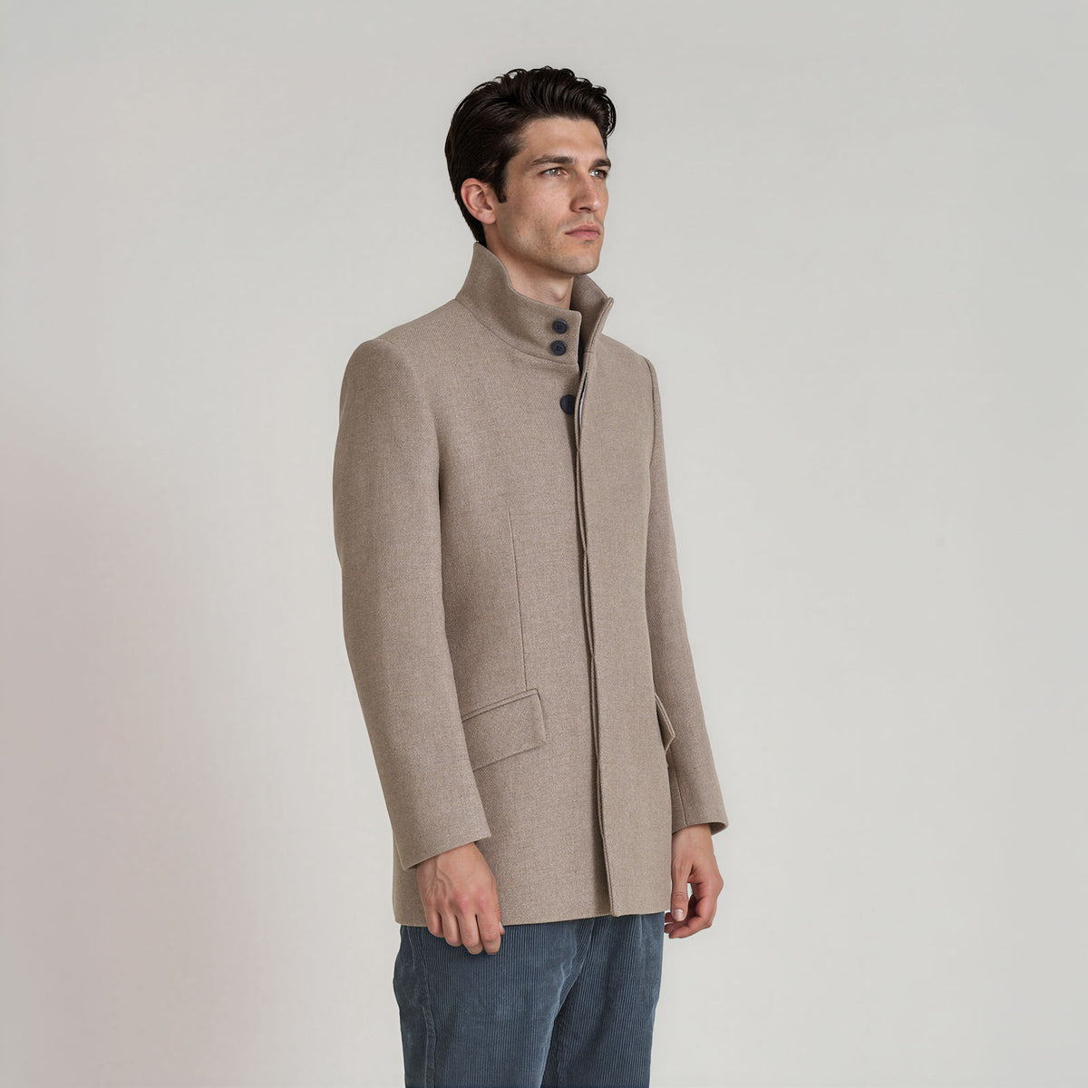 LANA-Jacket_man_sand_front-side #color_beige