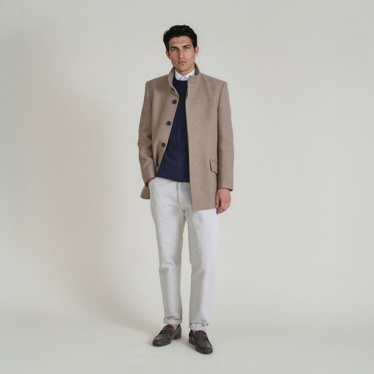 LANA-Jacket_man_sand_front-full  #color_beige