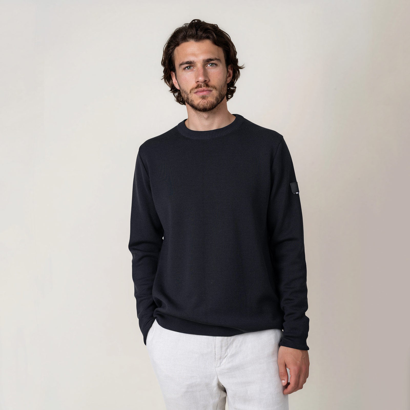 LEGNA-Sweater-Midweight_man_black_front #color_black