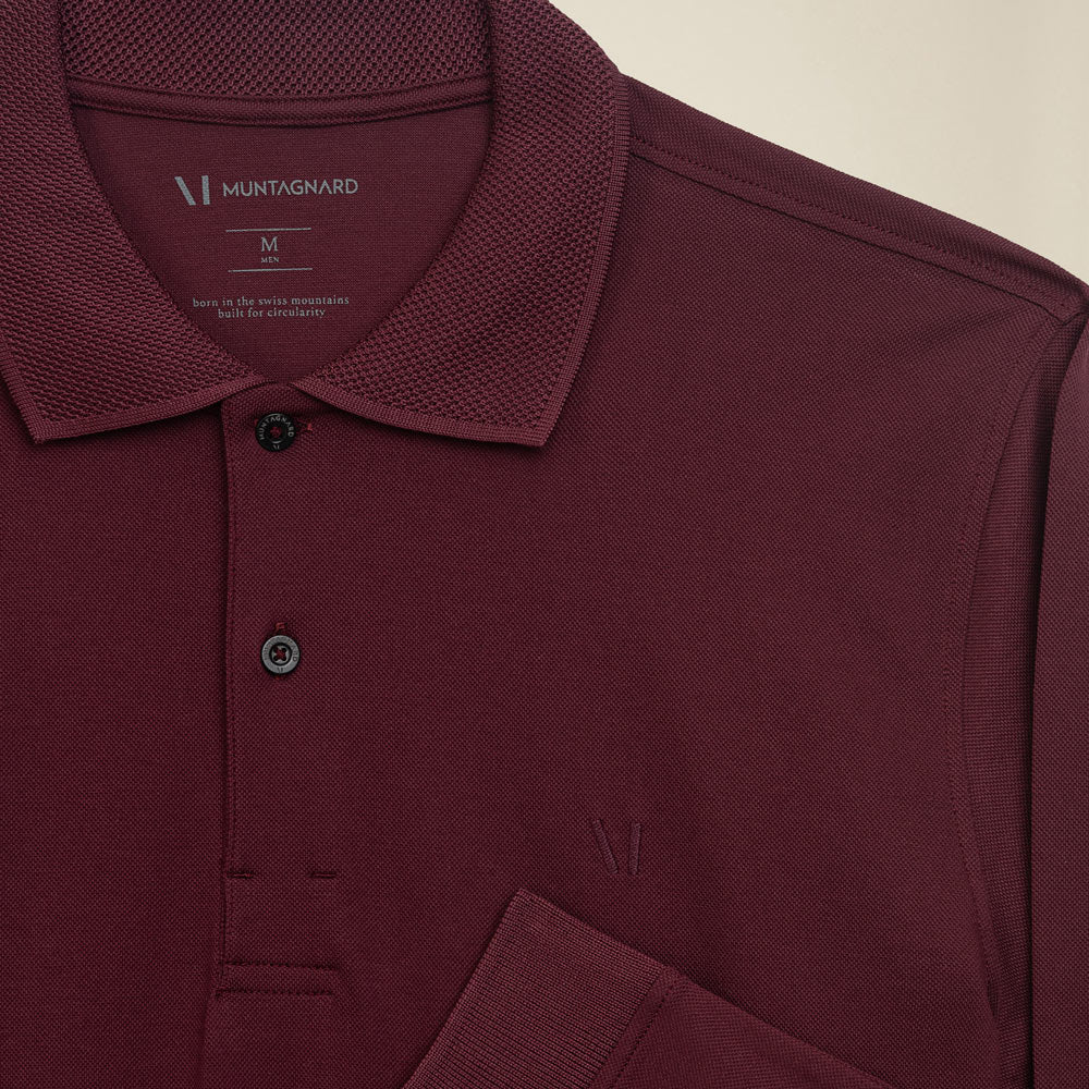 Longsleeve Piqué Polo Shirt_premium cotton #color_bordeaux