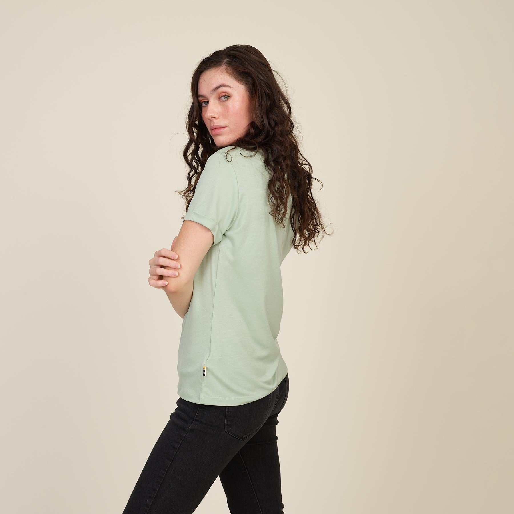 LEGNA T-Shirt Frauen Muntagnard #color_frosty green