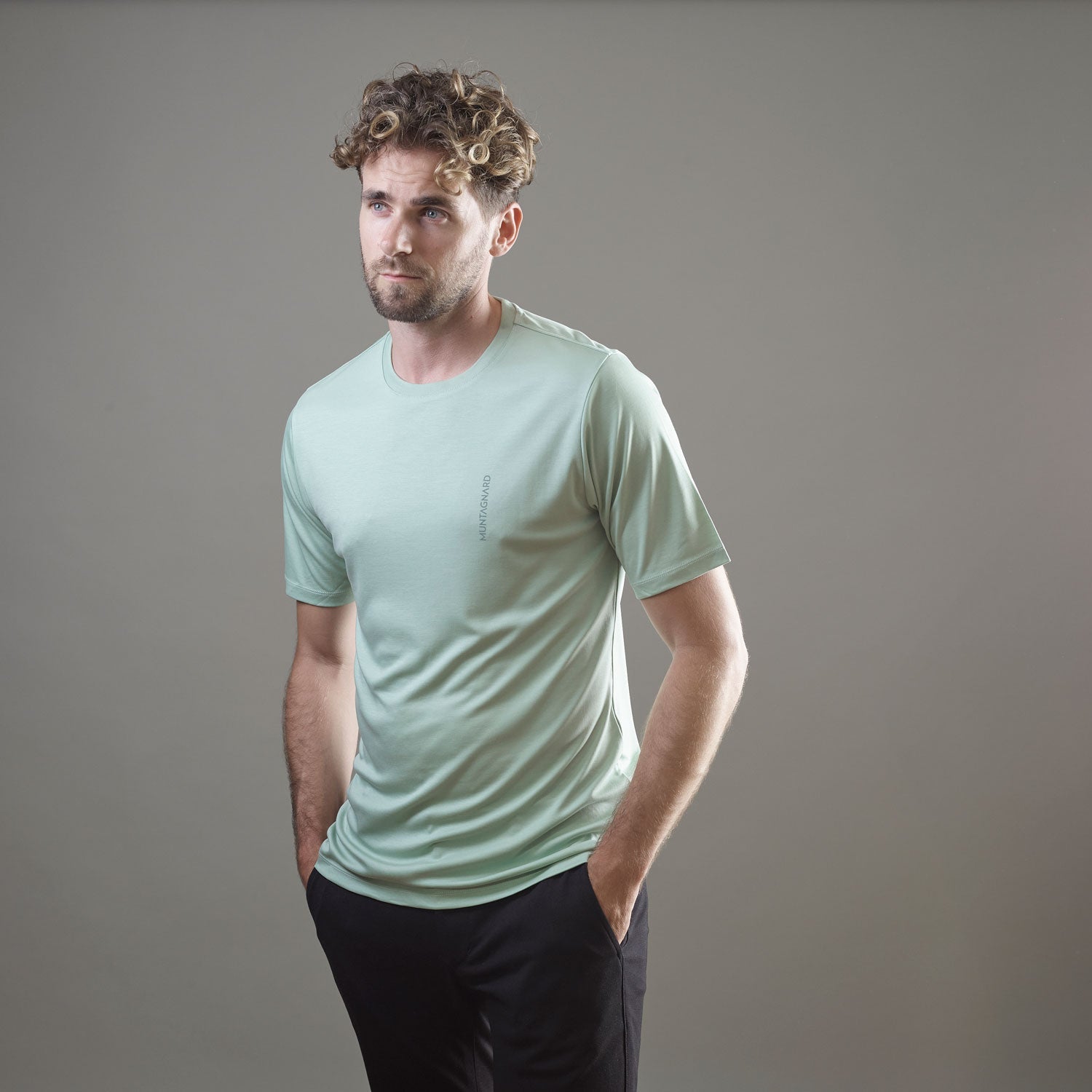 LEGNA T-Shirt Männer Muntagnard #farbe_frosty green