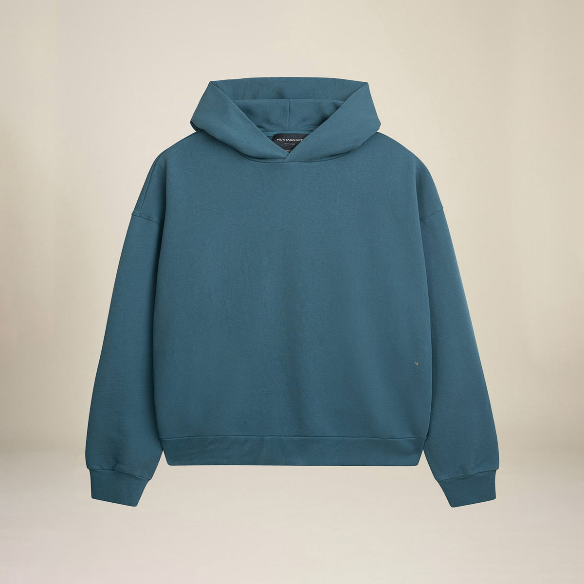 MANGOLA-Hoodie-Relaxed_blue-green_front #color_petrol