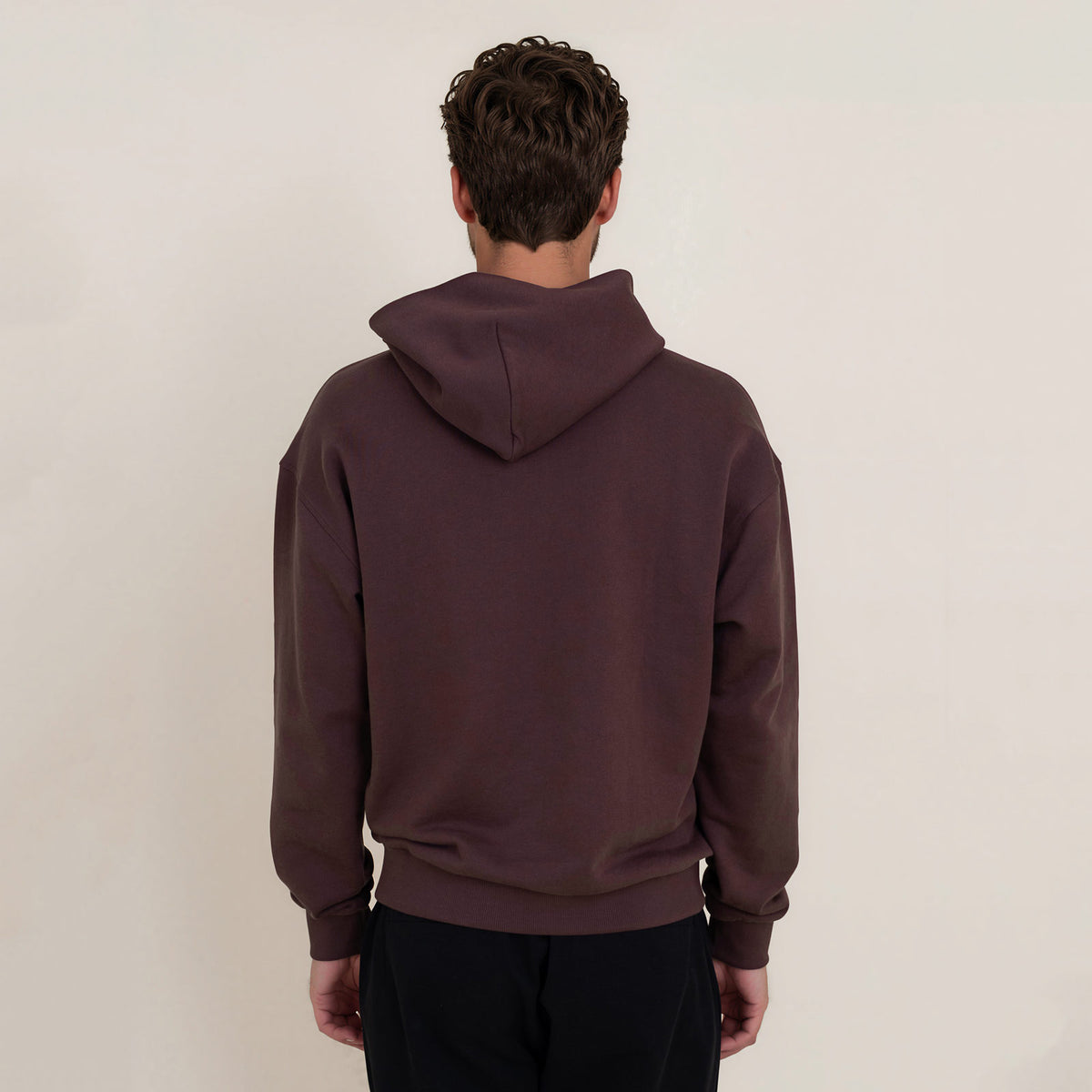 MANGOLA-Hoodie-Relaxed_man_bordeaux_back #color_bordeaux