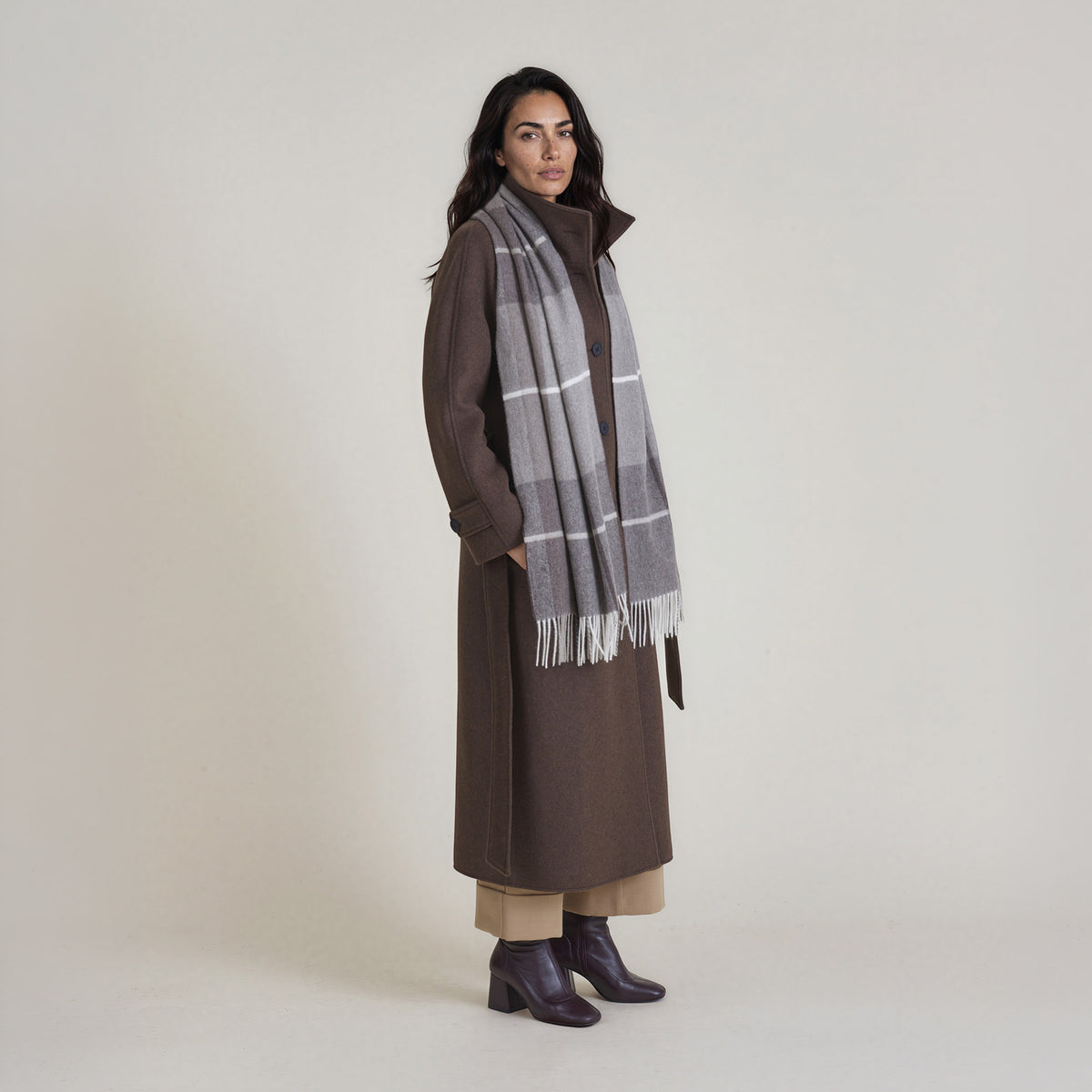 LANA-Raglan-Coat_woman_dark-brown_front-full2 #color_dark brown